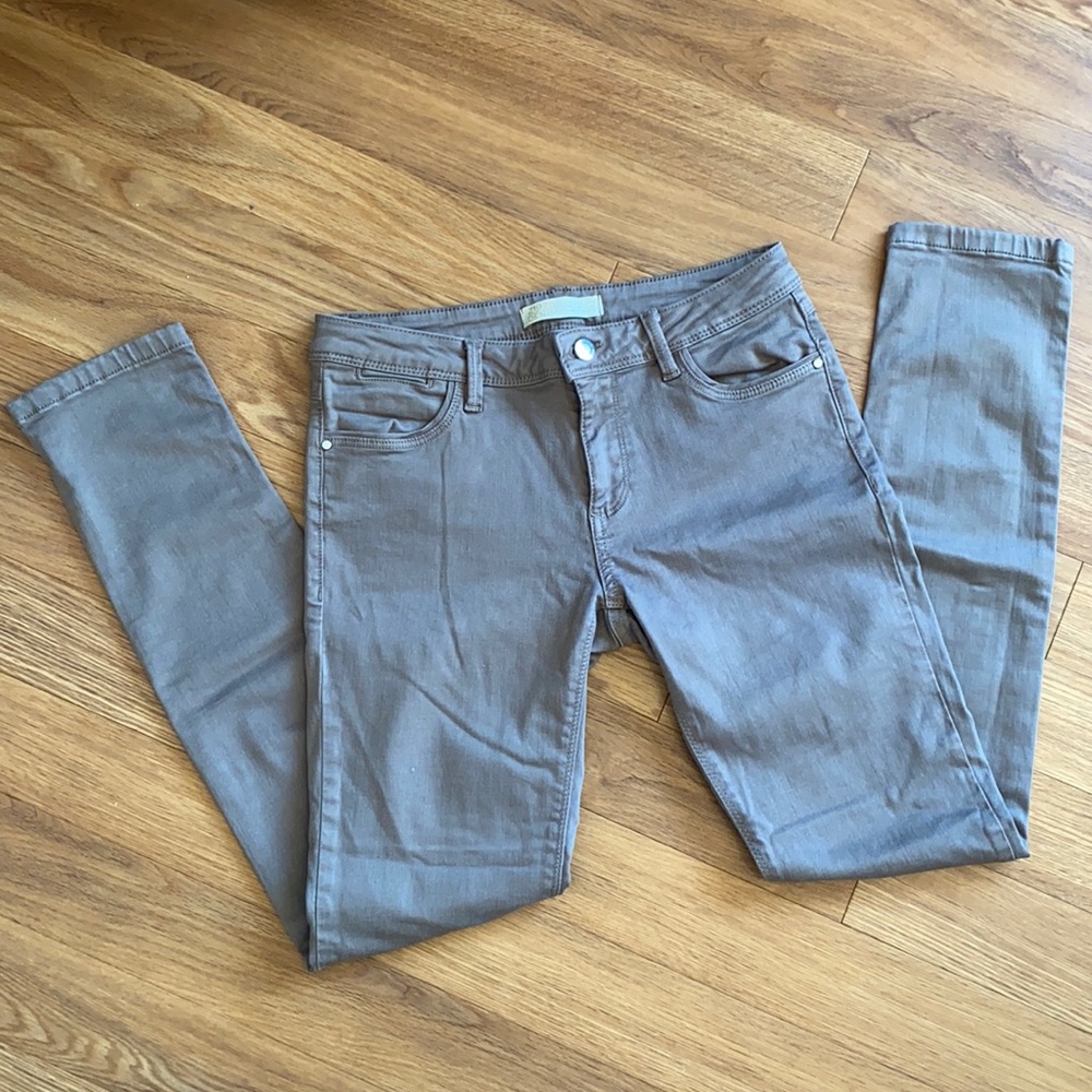 Zara brown denim pants